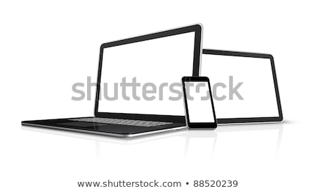 Laptop Mobile Phone And Digital Tablet Pc Foto stock © Daboost