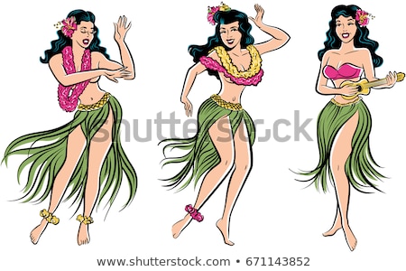 Stock photo: Hawaiian Hula Girl