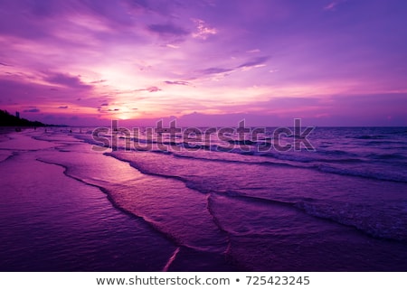 Stock foto: Beautiful Purple Sunset