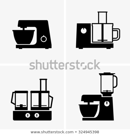 Stock photo: Kitchen Food Processor Icon