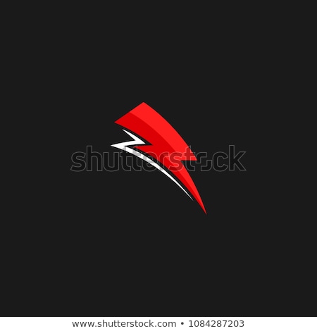 Stok fotoğraf: Lightning Logo Template