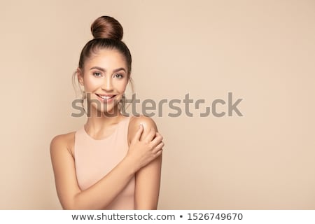 Attractive Brunette Girl Posing Zdjęcia stock © NeonShot