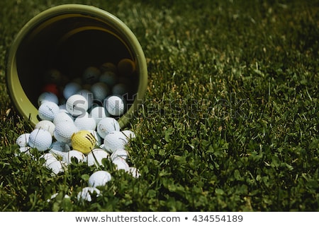 [[stock_photo]]: Ne · balle · de · golf · atterrit · près · du · trou · sur · le · green