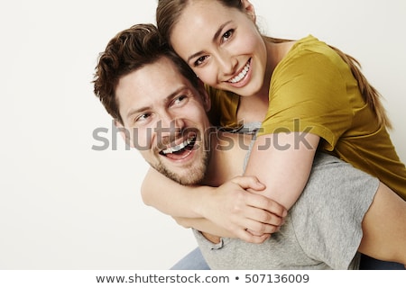 Stock fotó: Affection Couple Close Up