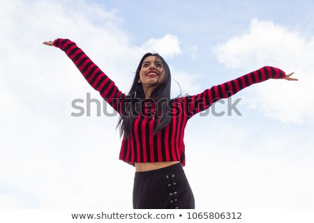 Stock photo: Woman Extending Her Hands