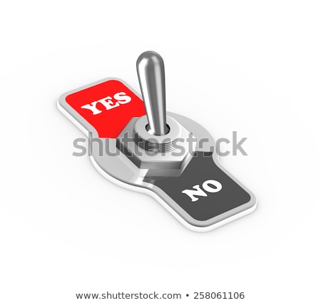 Switch Lever Yes And No Stock fotó © nasirkhan