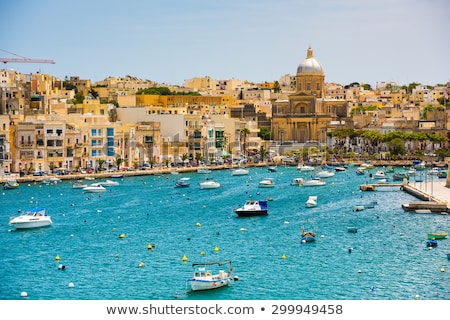 Stockfoto: View Valetta Old Town In Malta