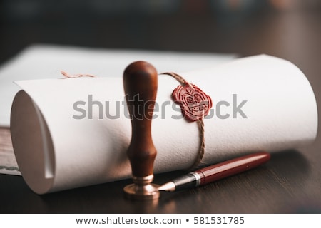 Foto stock: Notary Desk