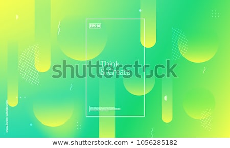 Foto stock: Green Yellow Background Circles
