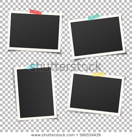 Foto d'archivio: Retro Photo Frame Isolated On White Background