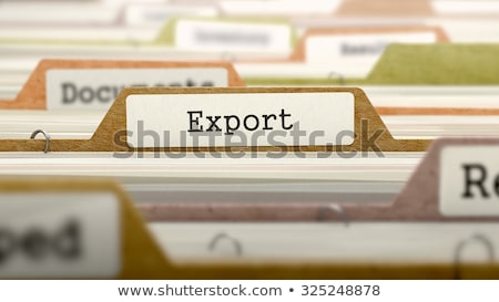 Zdjęcia stock: Logistics - Folder Name In Directory