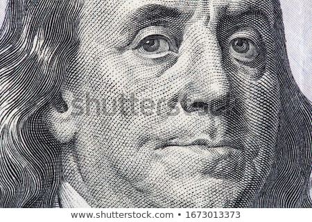 Stock fotó: Close Up On Benjamin Franklin