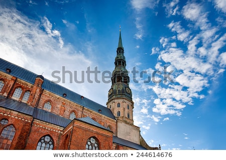 Stock fotó: St Peter Church In Riga