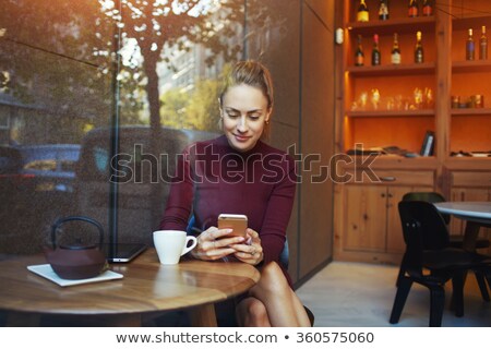 Stock photo: Businesswoman Using A Cellular Telephone