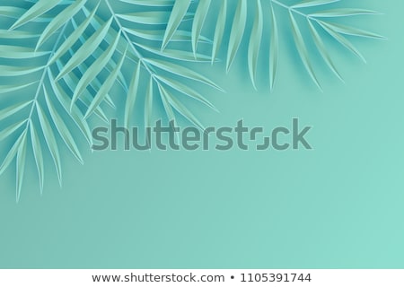 Foto stock: Background With Tropical Palm Leaves Monstera From Paper