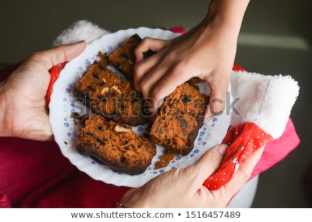 Foto stock: Plum Cake