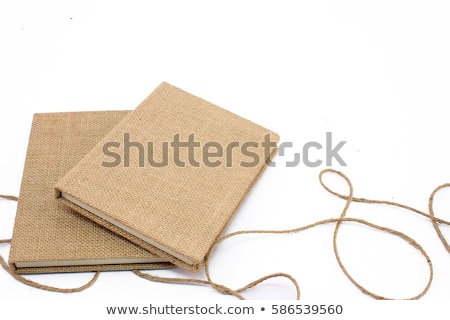 商業照片: Old Book Page And Hemp Rope