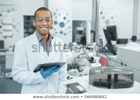 Stockfoto: Smiling Biologist Scientist