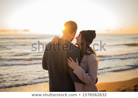 Stockfoto: Sunset At Seaside