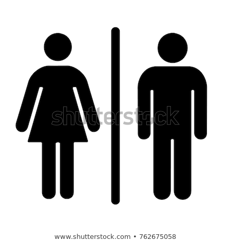 Stock photo: Pictogram Man Woman Sign Icons Toilet Sign Or Restroom Icon