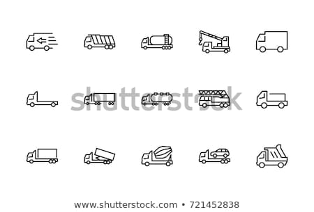 [[stock_photo]]: Transport Truck Mobile Icons