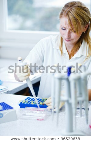 Zdjęcia stock: Portrait Of A Female Researcherchemistry Student