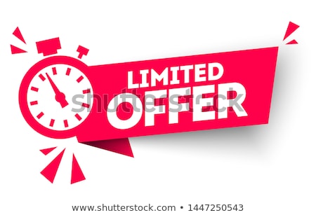 Stock photo: Exclusive Deal Red Vector Icon Design