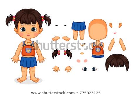 Stok fotoğraf: Girl And Body Parts