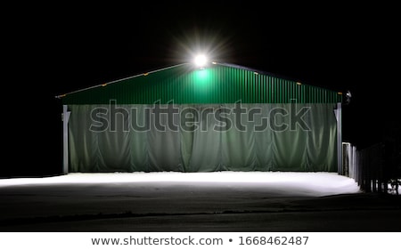 Stock fotó: Hangar Wall Small Aviation