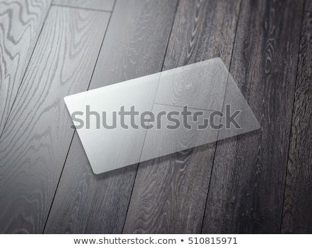 ストックフォト: Stack Of Business Cards On White Floor