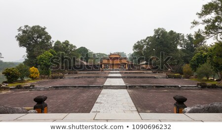 Foto stock: Hue Vietnam Hien Duc Mon Entrance Gates