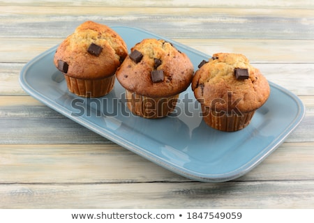 Zdjęcia stock: Rzy · Smaczne · Muffin · Z · Czekoladą