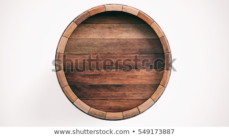 Stockfoto: Wooden Barrel Top View