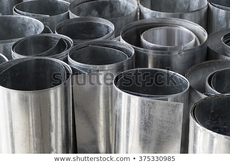 Stock photo: Metal Sheet - Galvanized