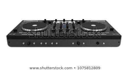 Foto stock: Sound Mixer Of Dj Turntable