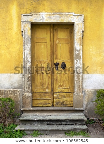 Foto stock: Green Old Door