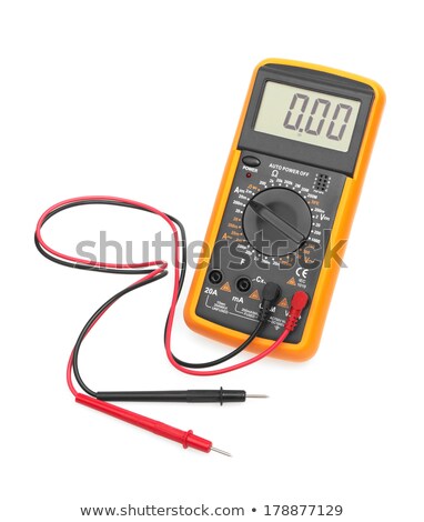 Foto stock: Digital Multimeter Isolated