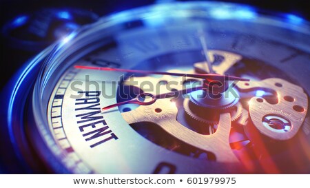 [[stock_photo]]: Bank Transfer - Inscription On Vintage Watch 3d