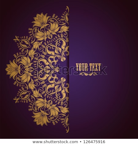 Stock photo: Vintage Baroque Ornamented Background Vector Royal Luxury Textu