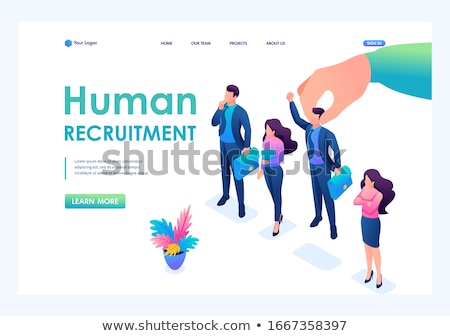 Zdjęcia stock: Wanted Employees Concept Landing Page