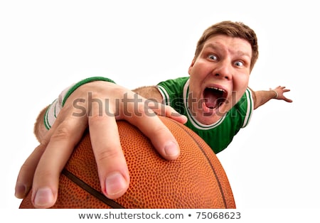 Сток-фото: Bizarre Basketball Player