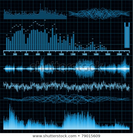 Stock photo: Equalizer Abstract Sound Waves Eps 8