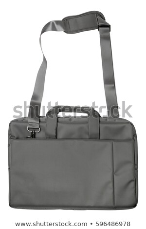 Stockfoto: Laptop Shoulder Bag Isolated On White