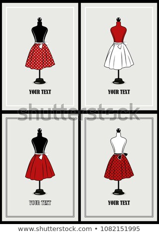 Stock photo: Dressmaker Couturier Of Retro Decoration