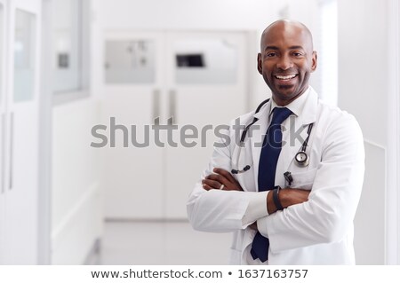 Stockfoto: Portrait Happy Doctor