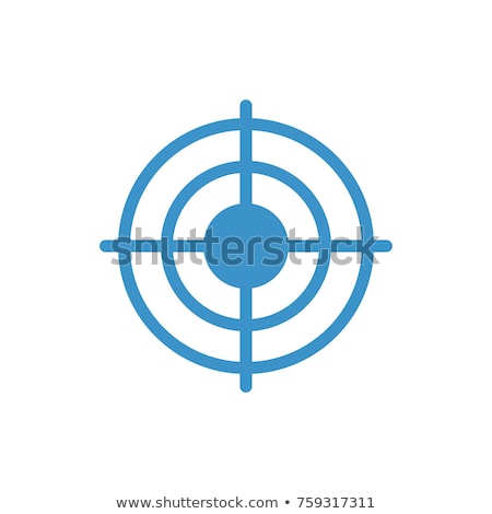 ストックフォト: Crosshair Icon On White Background