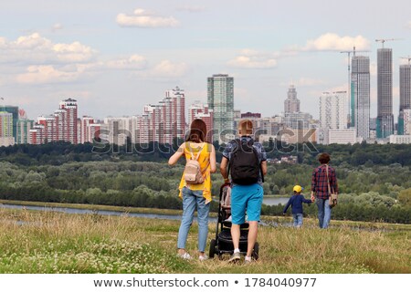 Stock fotó: The Building Stands On A Hill