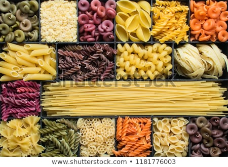 Сток-фото: Assortment Of Colored Pasta