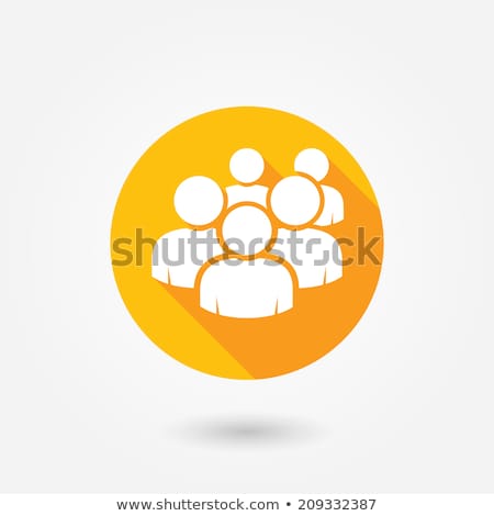Stock photo: Orange User Icon