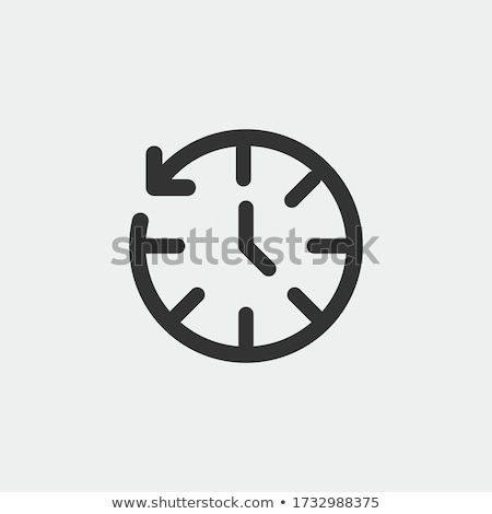 Stok fotoğraf: Email Sign Round Vector Web Element Circular Button Icon Design